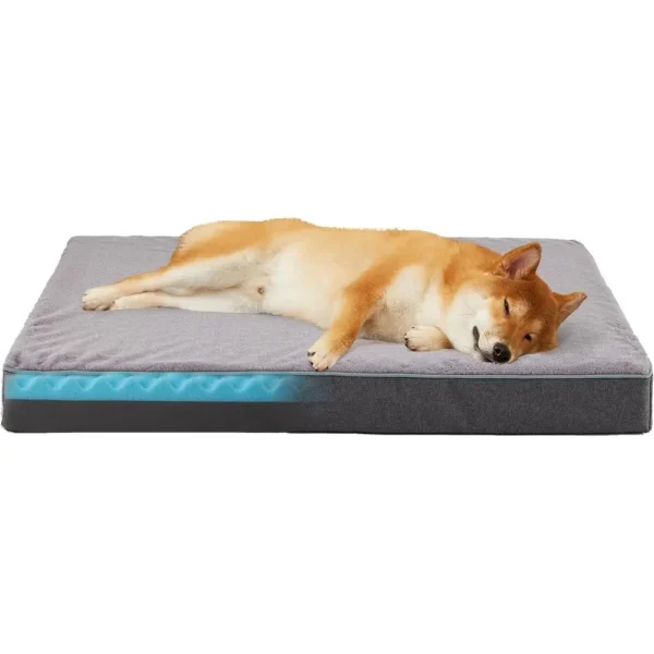 Orthopedic Bed with Cooling Memory Foam, Washable